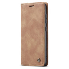 CASEME 013 Series TPU-Innenfutter-Abdeckung, Brieftaschen-Stand-Design, leichte, automatisch absorbierende PU-Leder-Telefonhülle für Samsung Galaxy S22+ 5G 
