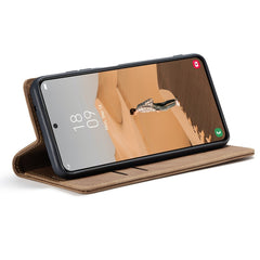 CASEME 013 Series TPU-Innenfutter-Abdeckung, Brieftaschen-Stand-Design, leichte, automatisch absorbierende PU-Leder-Telefonhülle für Samsung Galaxy S22+ 5G 
