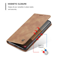 CASEME 013 Series TPU-Innenfutter-Abdeckung, Brieftaschen-Stand-Design, leichte, automatisch absorbierende PU-Leder-Telefonhülle für Samsung Galaxy S22+ 5G 
