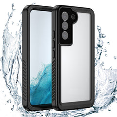 Coque de protection étanche transparente pour Samsung Galaxy S22 5G, série FS de REDPEPPER, IP68, anti-poussière, compatible avec le déverrouillage par empreinte digitale 