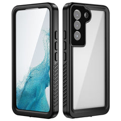 Coque de protection étanche transparente pour Samsung Galaxy S22 5G, série FS de REDPEPPER, IP68, anti-poussière, compatible avec le déverrouillage par empreinte digitale 
