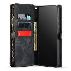 CASEME 008-Serie für Samsung Galaxy S22 5G, stoßfestes PU-Leder, abnehmbare 2-in-1-Telefonhülle, multifunktionale Anti-Fall-Brieftaschen-Ständerschale 