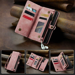 CASEME 008-Serie für Samsung Galaxy S22 5G, stoßfestes PU-Leder, abnehmbare 2-in-1-Telefonhülle, multifunktionale Anti-Fall-Brieftaschen-Ständerschale 
