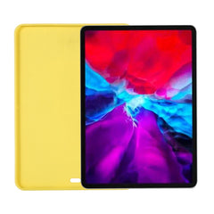 For iPad Pro 12.9 (2018) / (2020) / (2021) / (2022) Slim Light Anti-scratch Microfiber Lining Liquid Silicone Tablet Case Protective Shell