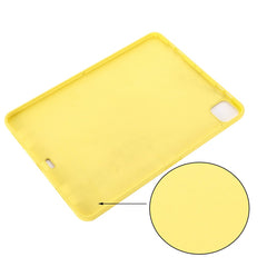 For iPad Pro 12.9 (2018) / (2020) / (2021) / (2022) Slim Light Anti-scratch Microfiber Lining Liquid Silicone Tablet Case Protective Shell