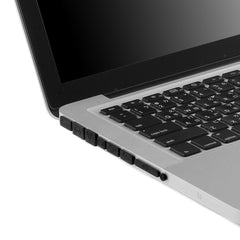 Black ENKAY HAT PRINCE Matte PC Full Body Case + Keyboard Film + Anti-dust Plugs for MacBook Pro 15.4" A1286