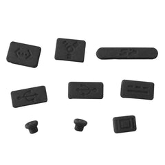 Black ENKAY HAT PRINCE Matte PC Full Body Case + Keyboard Film + Anti-dust Plugs for MacBook Pro 15.4" A1286