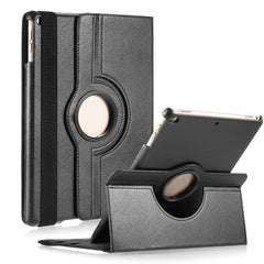 Litchi Grain 360 Swivel Smart Stand Leather Tablet Cover for iPad 9.7-inch (2018) / 9.7-inch (2017)