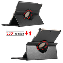 Litchi Grain 360 Swivel Smart Stand Leather Tablet Cover for iPad 9.7-inch (2018) / 9.7-inch (2017)
