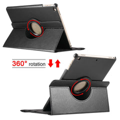 Litchi Grain 360 Swivel Smart Stand Leather Tablet Cover for iPad 9.7-inch (2018) / 9.7-inch (2017)