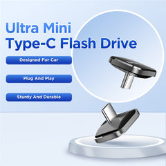 EAGET U8C 64GB Type C Car U Disk Ultra Mini USB 2.0 Flash Disk High Speed Data Transfer Thumb Drive - TechGearPal