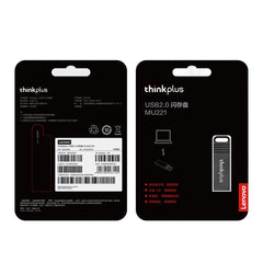 LENOVO Thinkplus MU221 64G USB2.0 Data Transfer U-Disk Memory Stick Zinc Alloy USB Flash Drive - TechGearPal