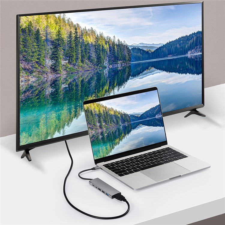 9 in 1 Docking Station 4K 30Hz USB C Hub HDMI Compatible 100W PD USB 3.0 + 2.0 Multiport Adapter for Laptop PC - TechGearPal