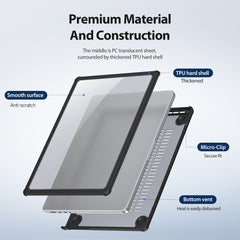 For MacBook Pro 16 inch (2023) / MacBook Pro 16 inch (2021) / MacBook Pro 16 inch (2019) / MacBook Pro 16 inch (2024) Laptop Case DUX DUCIS LCGM Series Anti-Scratch TPU+PC Notebook Cover