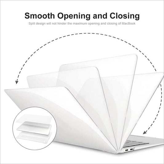 ENKAY HAT PRINCE Crystal PC Front and Back Protective Cover Anti-Drop Shell for MacBook Pro 16 inch (2024) (2023) (2021) A2485