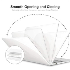 ENKAY HAT PRINCE Crystal PC Front and Back Protective Cover Anti-Drop Shell for MacBook Pro 16 inch (2024) (2023) (2021) A2485
