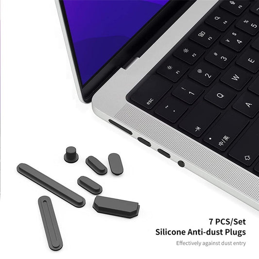 ENKAY HAT PRINCE for MacBook Pro 16 inch (2024) (2023) (2021) A2485 (EU Version) PC Laptop Cover + Keyboard Skin + Dust Plugs