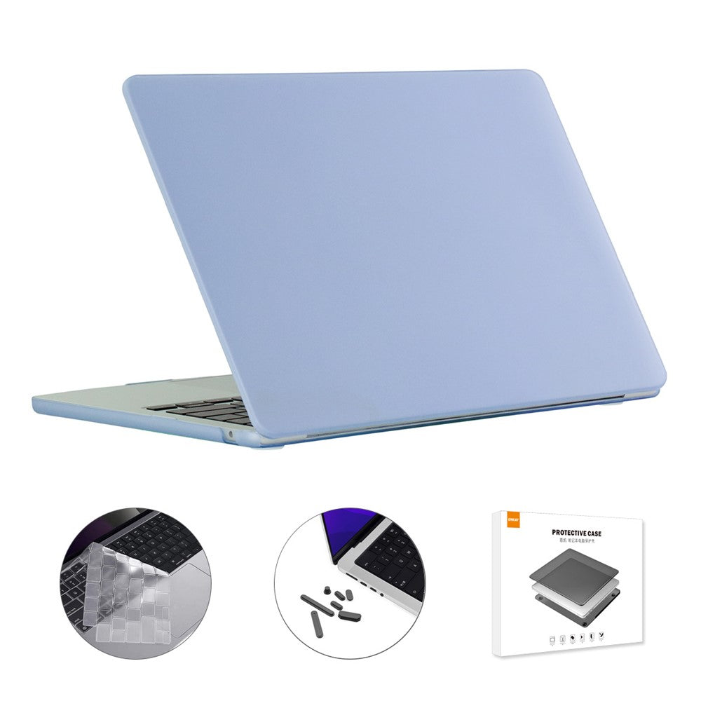 ENKAY HAT PRINCE for MacBook Air 13 inch (2025) / (2024) A2681 (M2) / A3113 (M3) / (2022)(EU Version) Cover with Keyboard Film and Plugs