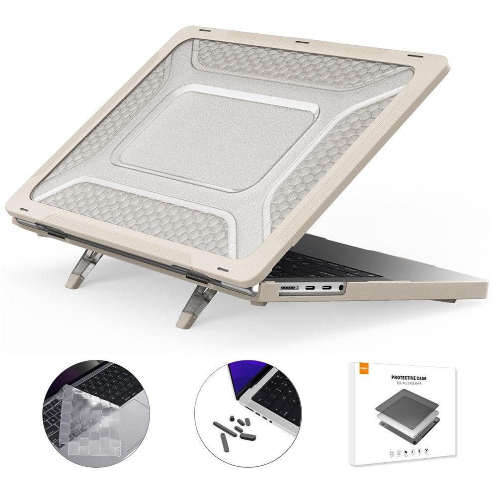 ENKAY HAT PRINCE Laptop Case for MacBook Pro 16 inch (2024) (2023) (2021) A2485 (US Version) Astronaut Pattern Notebook Cover Set