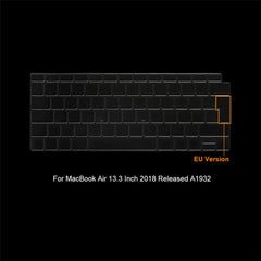 ENKAY HAT PRINCE Shockproof Slim Case for MacBook Air 13 inch (2018) A1932 (EU Version) Anti-Scratch Laptop Case Kickstand Protective Cover with TPU Keyboard Film + Dust-Proof Plugs