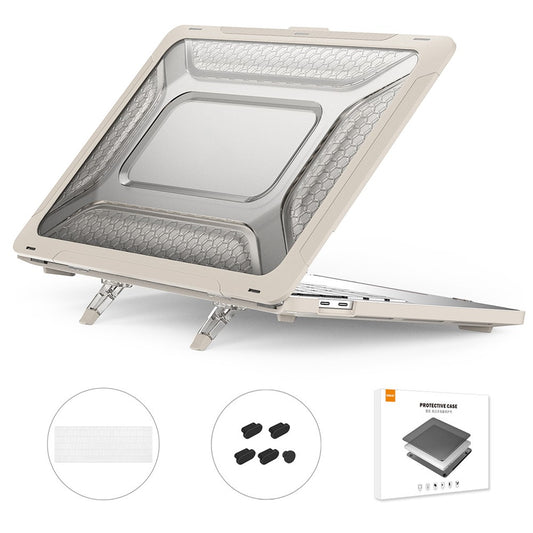 ENKAY HAT PRINCE Protective Case for MacBook Pro 13 inch (2016) A1706  /  (2018) A1989  /  (2019) A2159 (US Version) Laptop Kickstand Cover with TPU Keyboard Film + Dust-Proof Plugs