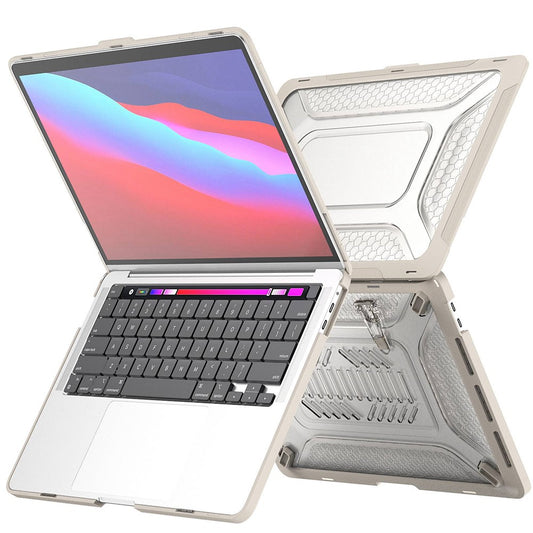 ENKAY HAT PRINCE Protective Case for MacBook Pro 13 inch (2016) A1706  /  (2018) A1989  /  (2019) A2159 (US Version) Laptop Kickstand Cover with TPU Keyboard Film + Dust-Proof Plugs