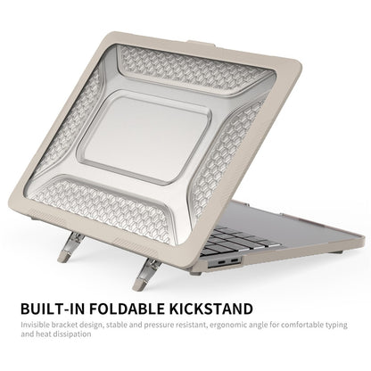ENKAY HAT PRINCE Protective Case for MacBook Pro 13 inch (2016) A1706  /  (2018) A1989  /  (2019) A2159 (US Version) Laptop Kickstand Cover with TPU Keyboard Film + Dust-Proof Plugs