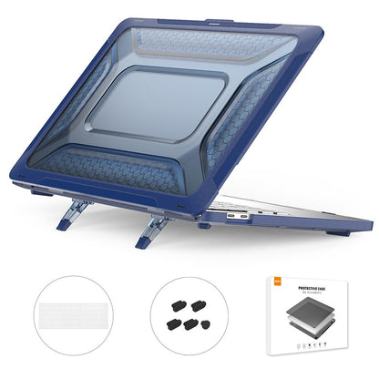 ENKAY HAT PRINCE Protective Case for MacBook Pro 13 inch (2016) A1706  /  (2018) A1989  /  (2019) A2159 (US Version) Laptop Kickstand Cover with TPU Keyboard Film + Dust-Proof Plugs