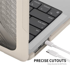 ENKAY HAT PRINCE for MacBook Pro 13 inch (2016) A1706 / (2018) A1989 / (2019) A2159 (EU Version) Kickstand Case Hard PC Heat Dissipation Cover with TPU Keyboard Film + Dust-Proof Plugs
