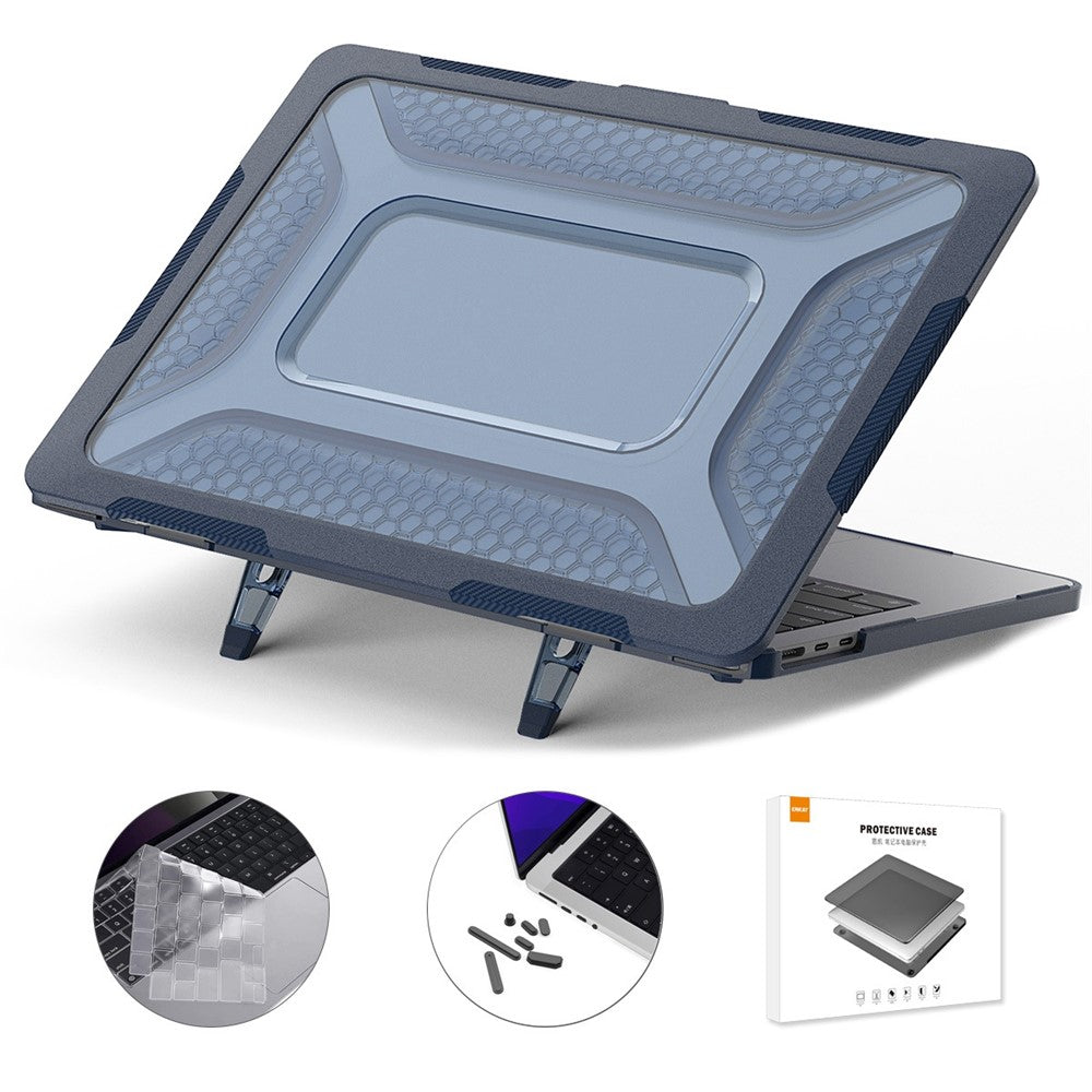 ENKAY HAT PRINCE for MacBook Air 13 inch (2025) / (2024) A2681 (M2) / A3113 (M3) / (2022) (EU) Laptop Case with TPU Keyboard Film