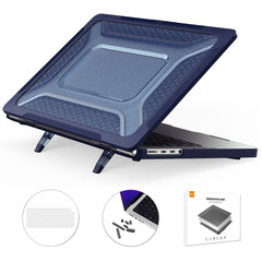ENKAY HAT PRINCE for MacBook Pro 14 inch (2024) (2023) (2021) A2442 (EU Version) PC Laptop Cover with TPU Keyboard Film + Anti-Dust Plugs