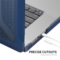 ENKAY HAT PRINCE for MacBook Pro 14 inch (2024) (2023) (2021) A2442 (EU Version) PC Laptop Cover with TPU Keyboard Film + Anti-Dust Plugs