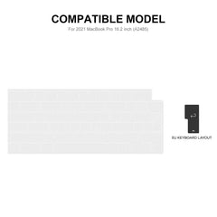 ENKAY HAT PRINCE for MacBook Pro 14 inch (2024) (2023) (2021) A2442 (EU Version) PC Laptop Cover with TPU Keyboard Film + Anti-Dust Plugs