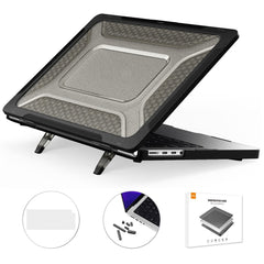 ENKAY HAT PRINCE for MacBook Pro 14 inch (2024) (2023) (2021) A2442 (EU Version) PC Laptop Cover with TPU Keyboard Film + Anti-Dust Plugs