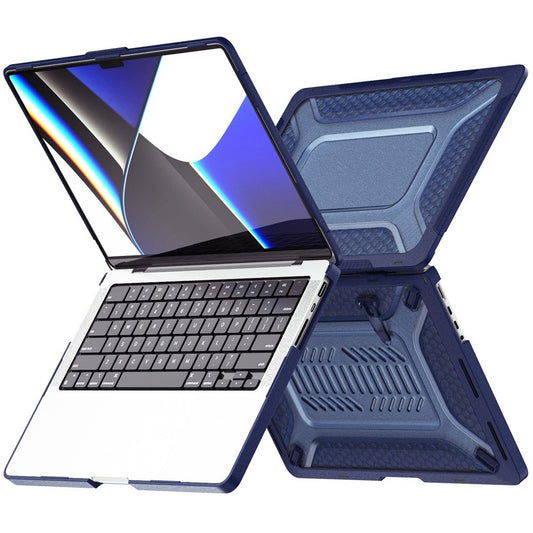 ENKAY HAT PRINCE for MacBook Pro 14 inch (2024) (2023) (2021) A2442 (US Version) PC Laptop Cover with TPU Keyboard Film + Anti-Dust Plugs