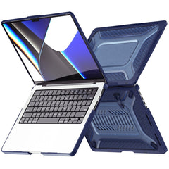 ENKAY HAT PRINCE for MacBook Pro 14 inch (2024) (2023) (2021) A2442 (US Version) PC Laptop Cover with TPU Keyboard Film + Anti-Dust Plugs