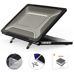 ENKAY HAT PRINCE for MacBook Pro 14 inch (2024) (2023) (2021) A2442 (US Version) PC Laptop Cover with TPU Keyboard Film + Anti-Dust Plugs