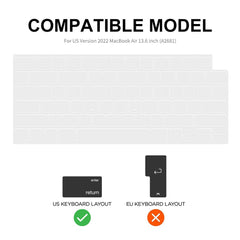 ENKAY HAT PRINCE Case for Macbook Air 15 inch (2025) / (2024) A3114 / (2023) A2941 (US Version) Matte Laptop Cover with TPU Keyboard Film +Plugs
