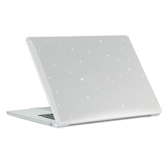 ENKAY HAT PRINCE For Macbook Air 15 inch (2025) / (2024) / (2023) A2941 (EU Version) Glitter PC Laptop Case with TPU Film + Plugs
