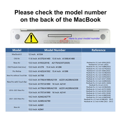 ENKAY HAT PRINCE For Macbook Air 15 inch (2025) / (2023) A2941 / A3114 (EU Version) Matte Laptop PC Case with TPU Film + Plugs