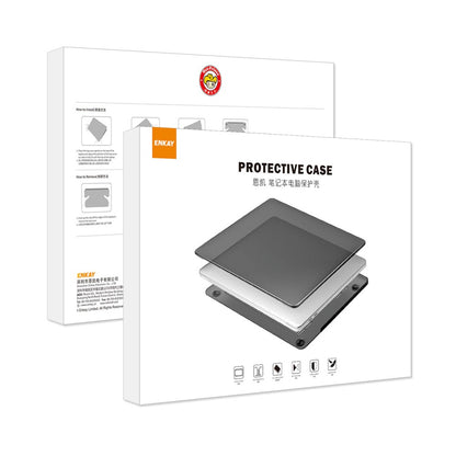 ENKAY HAT PRINCE For Macbook Air 15 inch (2025) / (2023) A2941 / A3114 (EU Version) Matte Laptop PC Case with TPU Film + Plugs