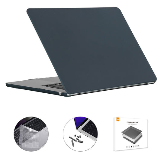 ENKAY HAT PRINCE For Macbook Air 15 inch (2025) / (2023) A2941 / A3114 (EU Version) Matte Laptop PC Case with TPU Film + Plugs