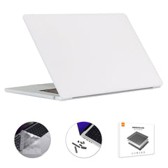 ENKAY HAT PRINCE For Macbook Air 15 inch (2025) / (2023) A2941 / A3114 (EU Version) Matte Laptop PC Case with TPU Film + Plugs
