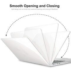 ENKAY HAT PRINCE For Macbook Air 15 inch (2025) / (2023) A2941 / A3114 (EU Version) Hard PC Laptop Case with TPU Film + Plugs