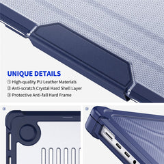 ENKAY HAT PRINCE Hard PC Case for MacBook Pro 14 inch (2024) (2021) A2442 / (2023) A2779 (EU Version) Laptop Cover with Kickstand
