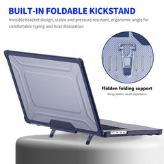 ENKAY HAT PRINCE Kickstand Case for MacBook Pro 16 inch (2024) (2023) (2021) A2485  A2880 (US Version) Shockproof Hard PC Laptop Cover