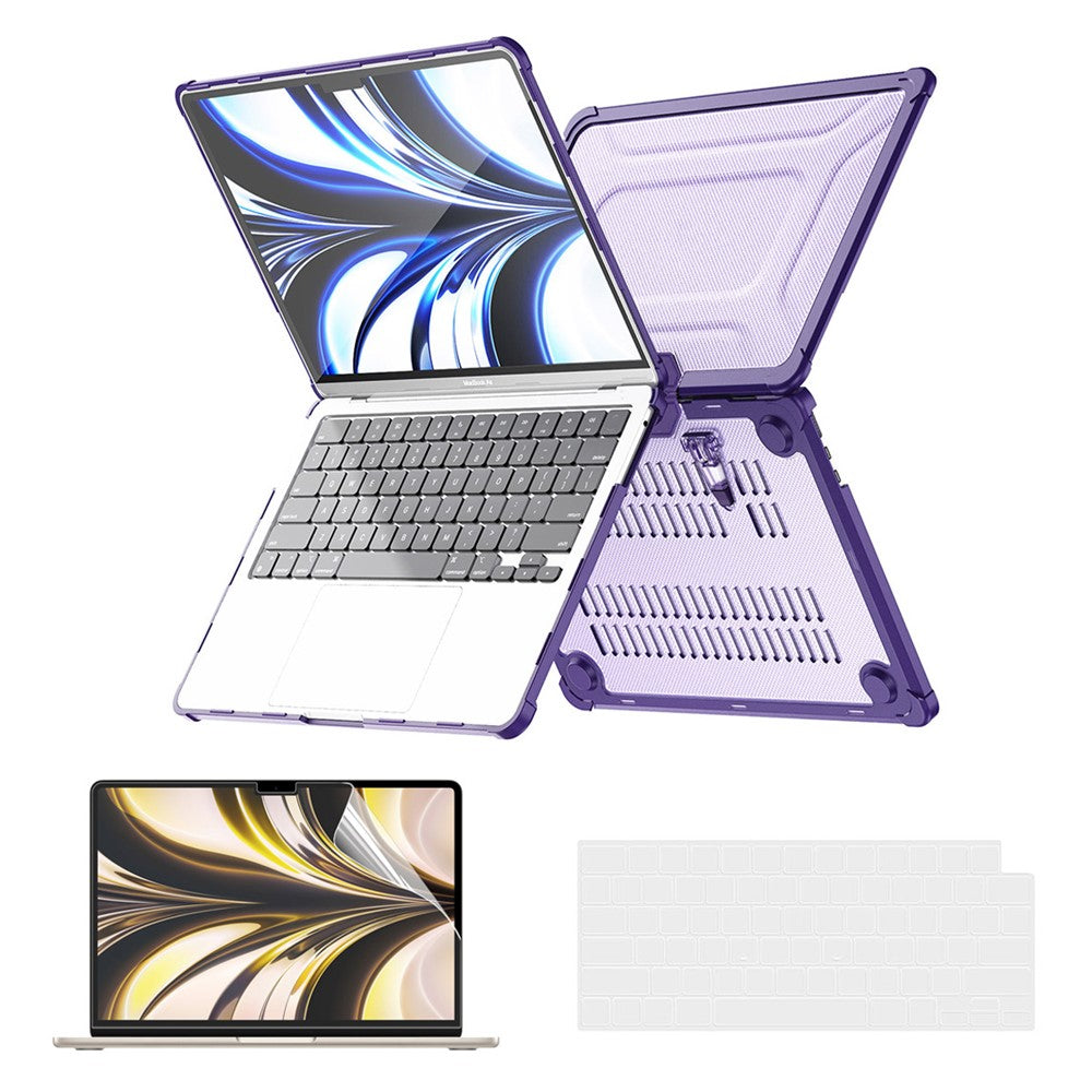 ENKAY HAT PRINCE for MacBook Air 13 inch (2025) / (2024) A2681 (M2) / A3113 (M3) / (2022) (US) PC Laptop Cover