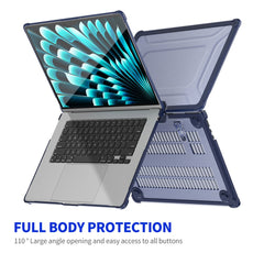 ENKAY HAT PRINCE Protective Hard PC Case for Macbook Air 15 inch (2023) A2941 (US Version) Slim Laptop Kickstand Cover