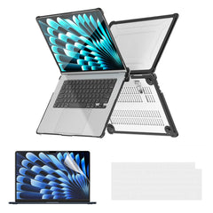 ENKAY HAT PRINCE Protective Hard PC Case for Macbook Air 15 inch (2023) A2941 (US Version) Slim Laptop Kickstand Cover