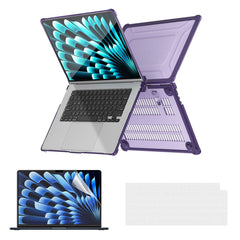 ENKAY HAT PRINCE Protective Hard PC Case for Macbook Air 15 inch (2023) A2941 (US Version) Slim Laptop Kickstand Cover